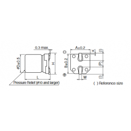 Condensador SMD 47uF 500VDC 20%