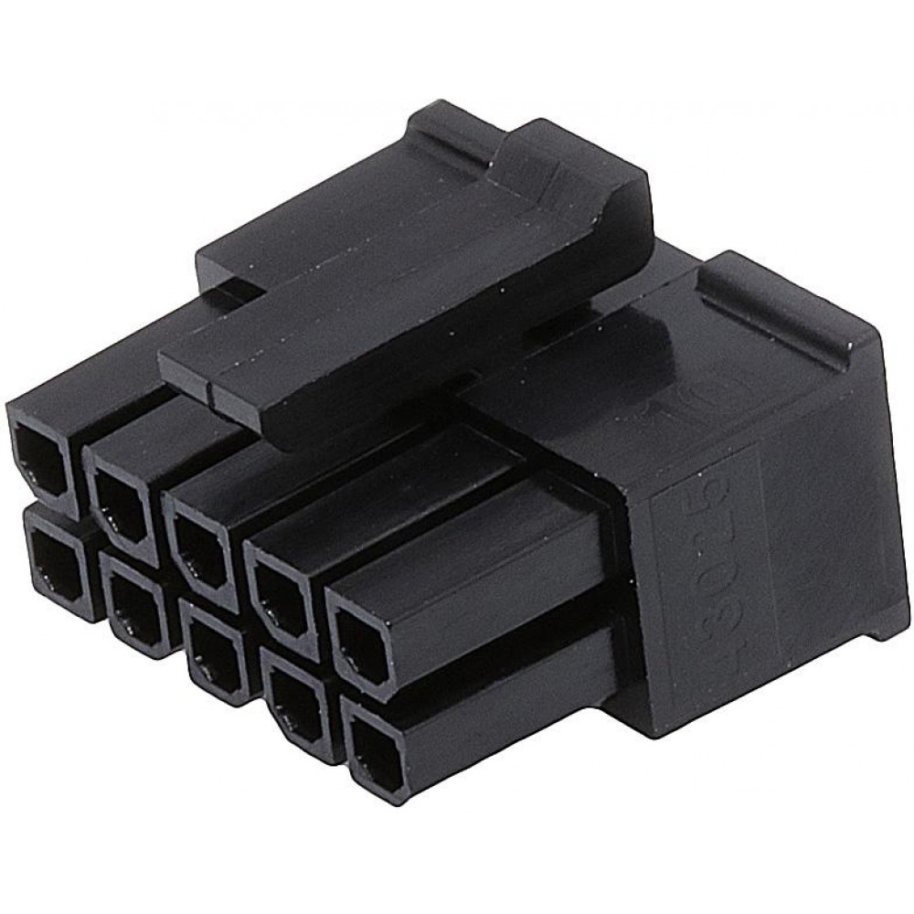 Conector Micro-fit fêmea 2x5 pinos 3mm
