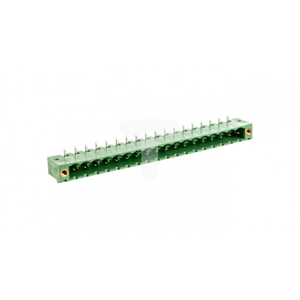 Bloco terminal 18 polos 5.08mm 90º