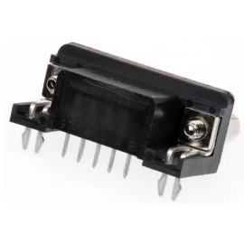 Conector D-SUB 9 pinos Fêmea 90º