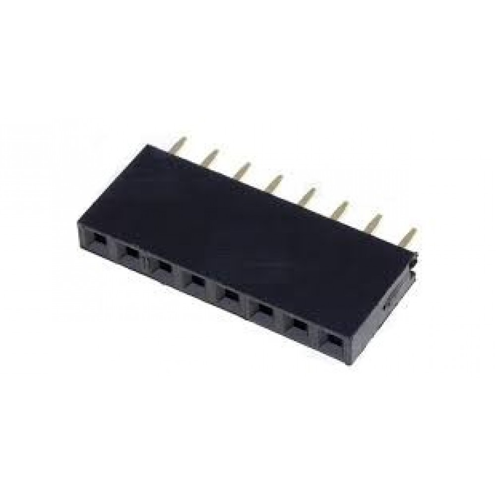 Barra de pinos 1x8 2.54mm 180º