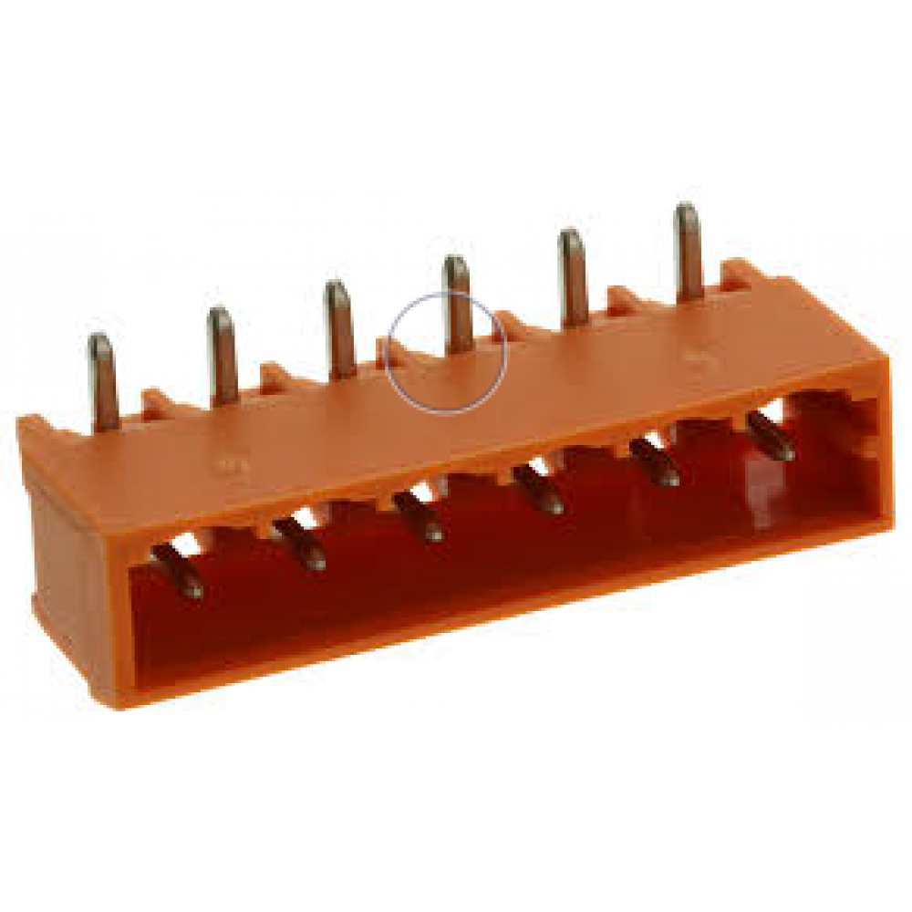 Bloco Terminal 1x6 5.08mm 90º