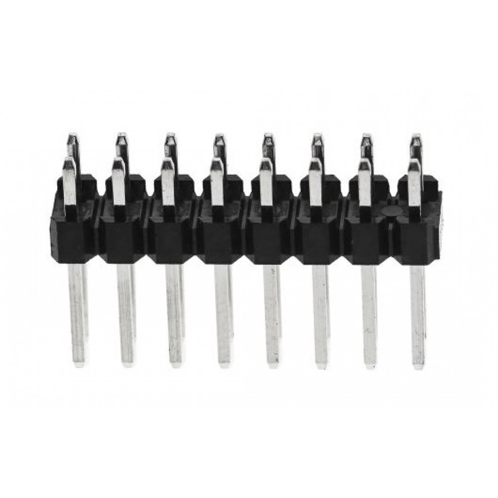 Pin Header 2x8 2.54mm 180º