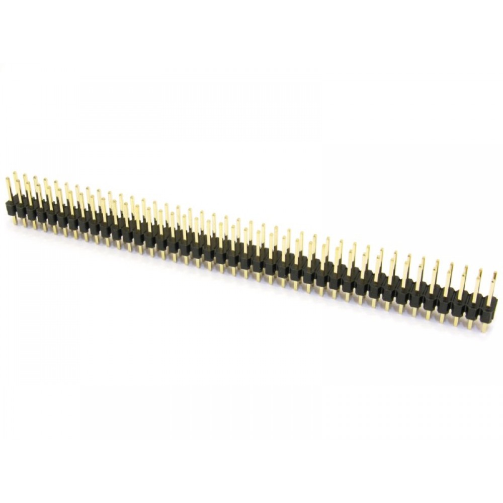 Pin Header 2x40 2.54mm 180º