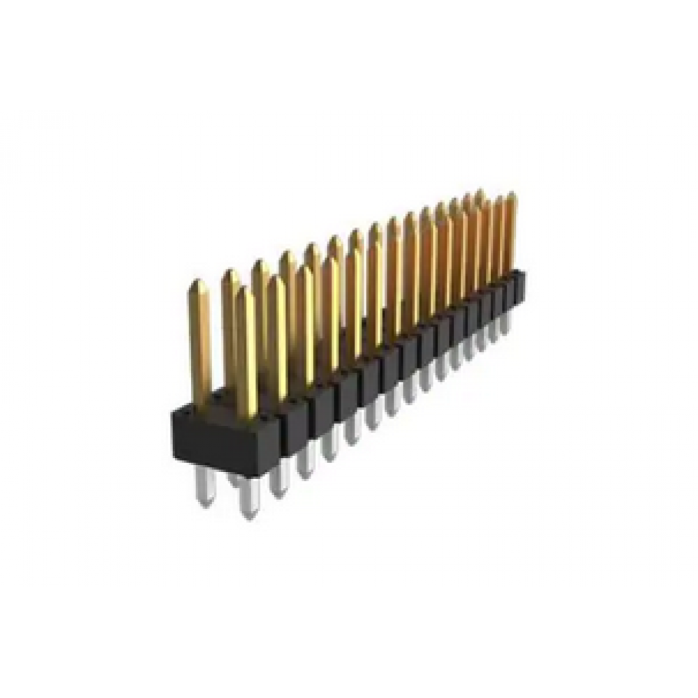Pin Header 2x5 2.54mm 180º
