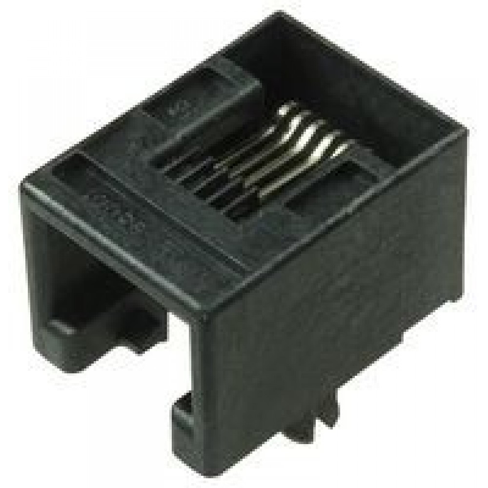 Conector modular Jack 6P6C 