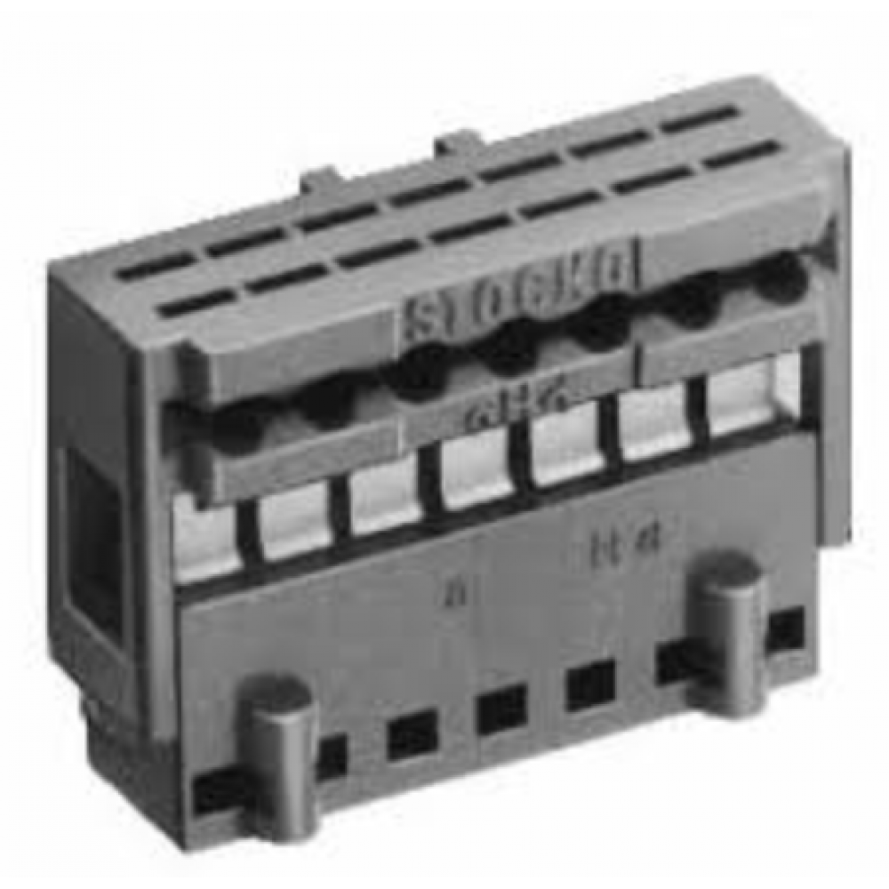 Conector p/ socket 10 polos 2.5mm