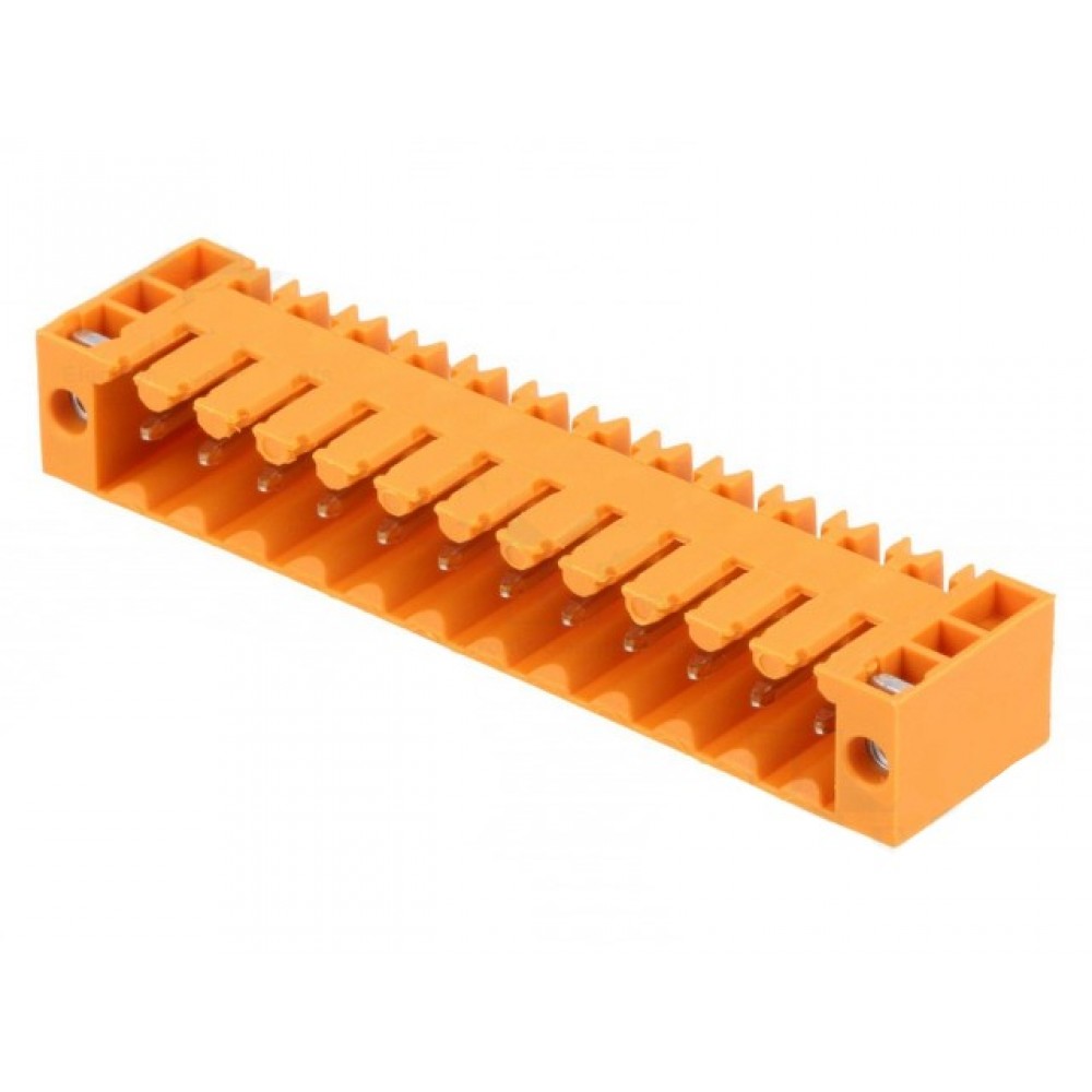 Bloco terminal 1x16 3.5mm 180º