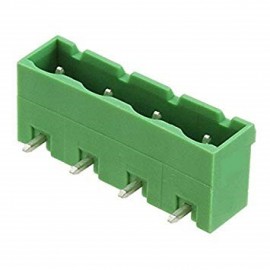 Bloco terminal 4 contactos 7.62mm 90º