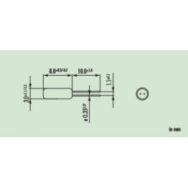 Cristal 32.768kHz 12.5pF