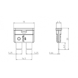 Fusível 30A 32V