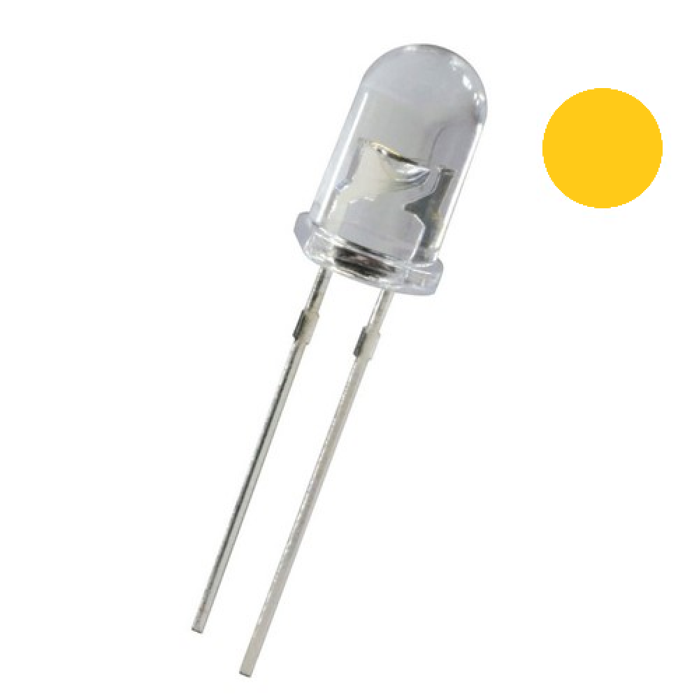 LED DIP AMBAR 5mm