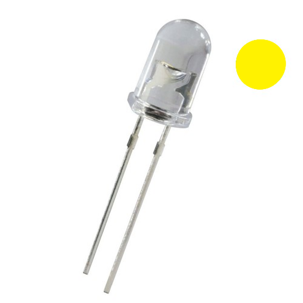 LED DIP AMARELO 5mm