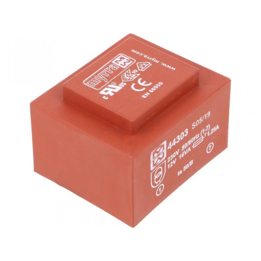 Transformador 16VA 230V-12V
