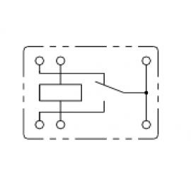 Relé DIP 24VDC 2A