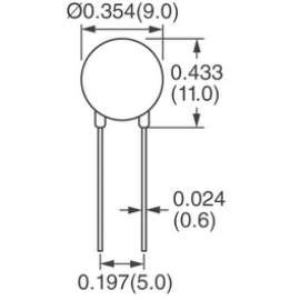 Varístor 115pF 430V 1.2kA